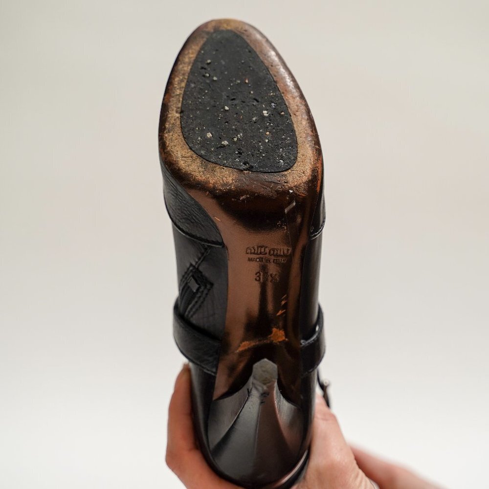 Miu Miu Knee High Kitten Heel Boots - image 7